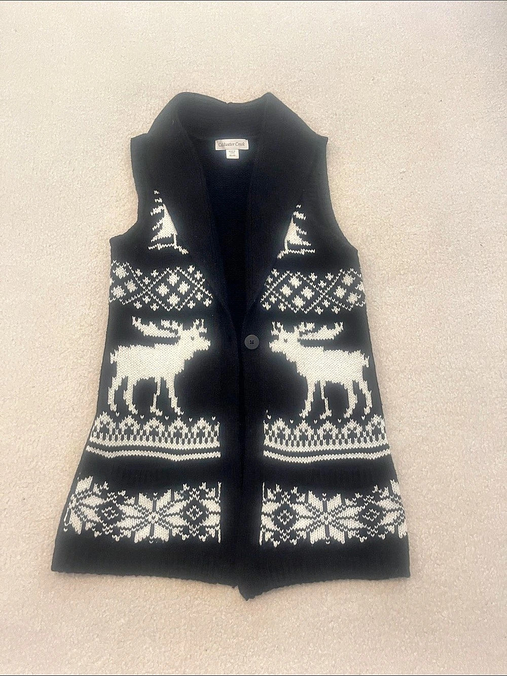Coldwater Creek Holiday Christmas Sweater Vest